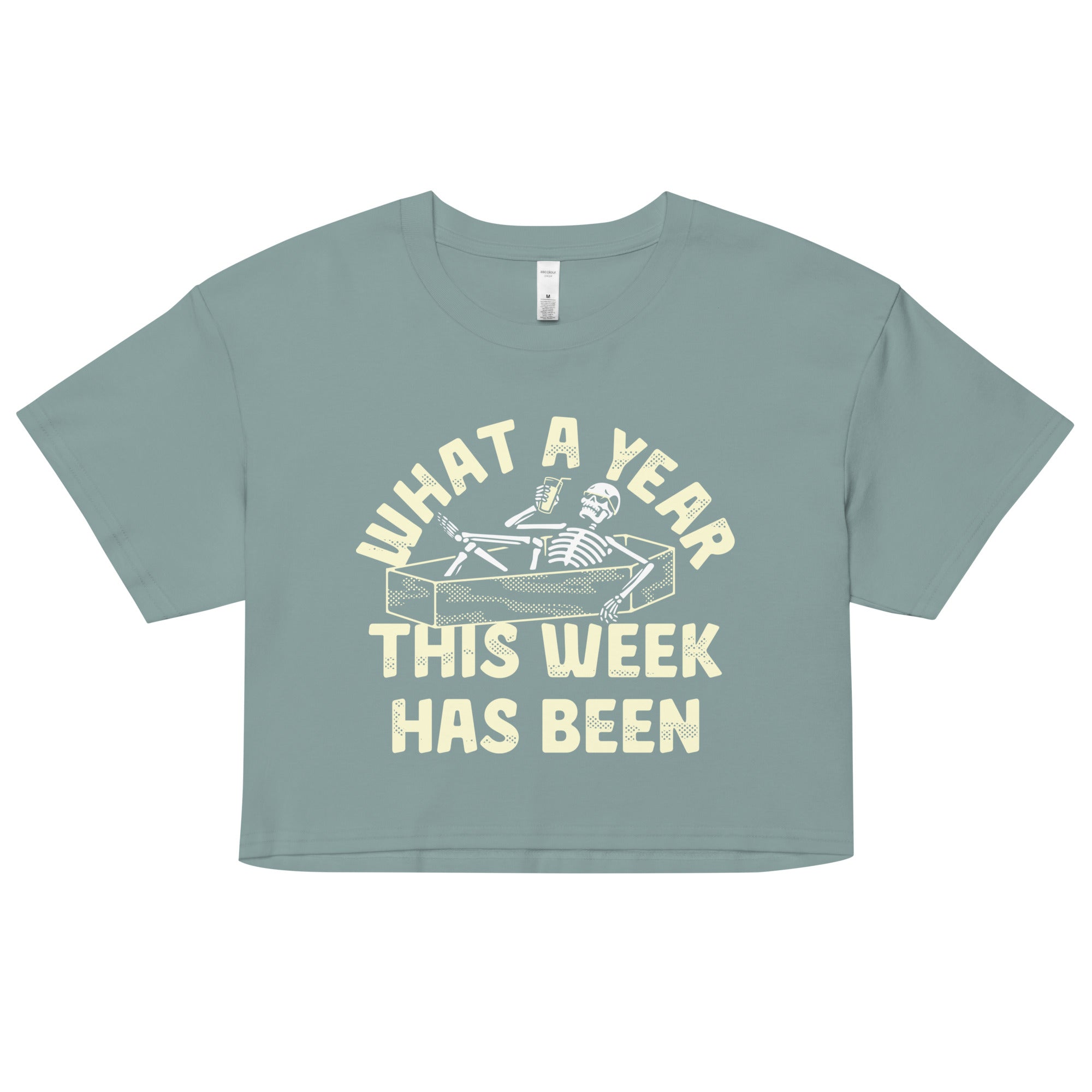 What A Year This Week Has Been Women's Crop Tee