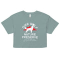 Dire Wolf Nature Preserve Women's Crop Tee