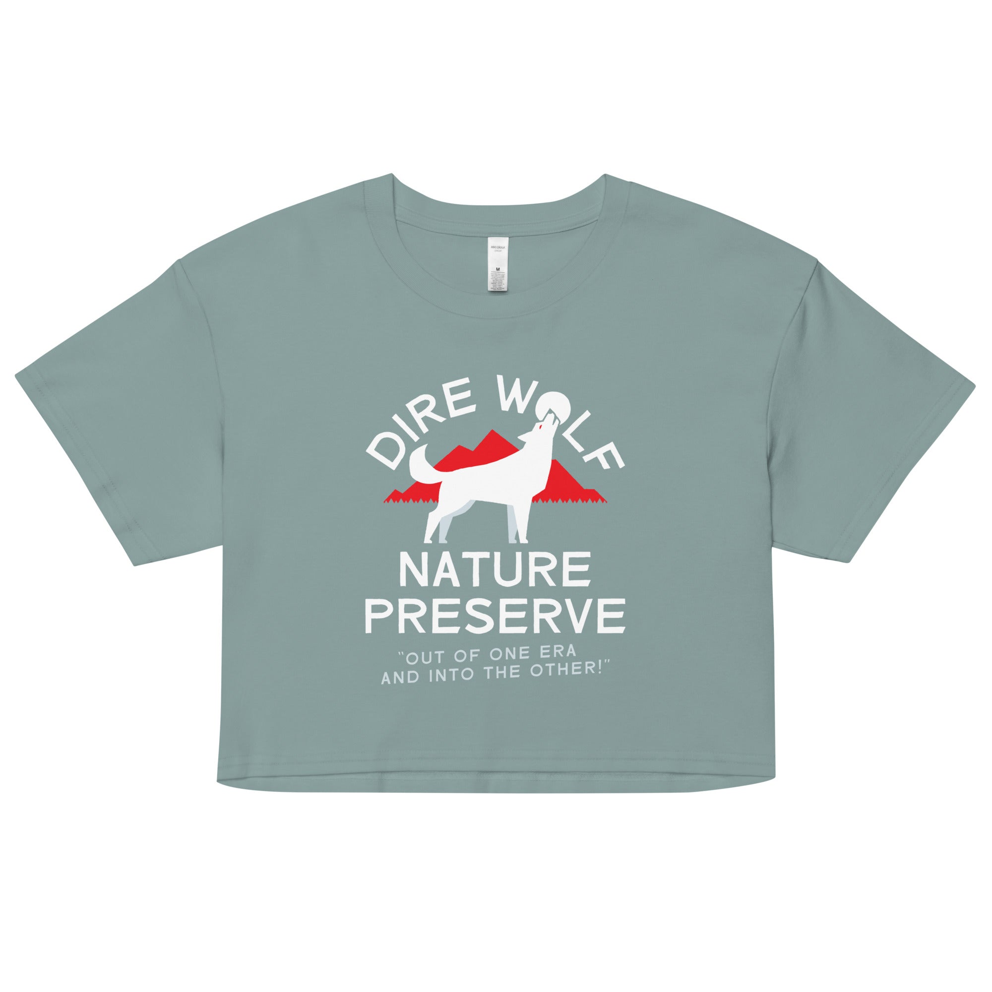 Dire Wolf Nature Preserve Women's Crop Tee