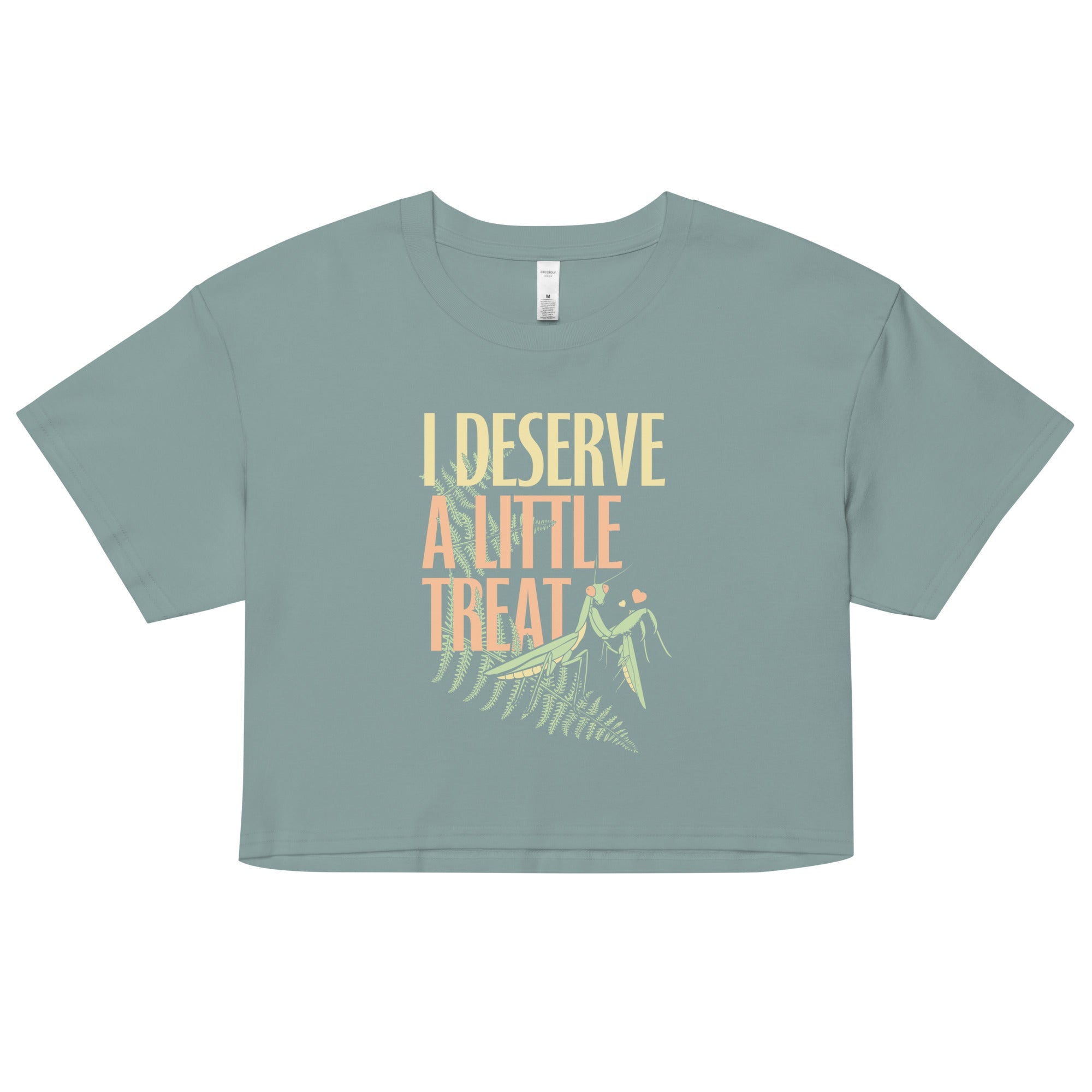 I Deserve A Little Treat Women's Crop Tee