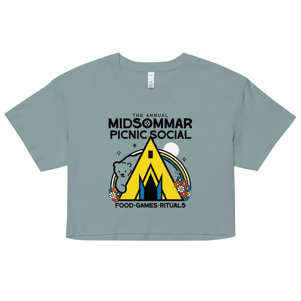 The Annual Midsommar Picnic Social Women's Crop Tee