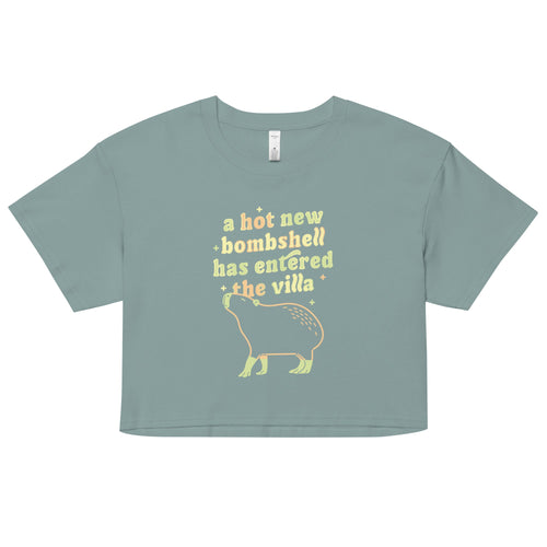 A Hot New Bombshell Has Entered The Villa Women's Crop Tee