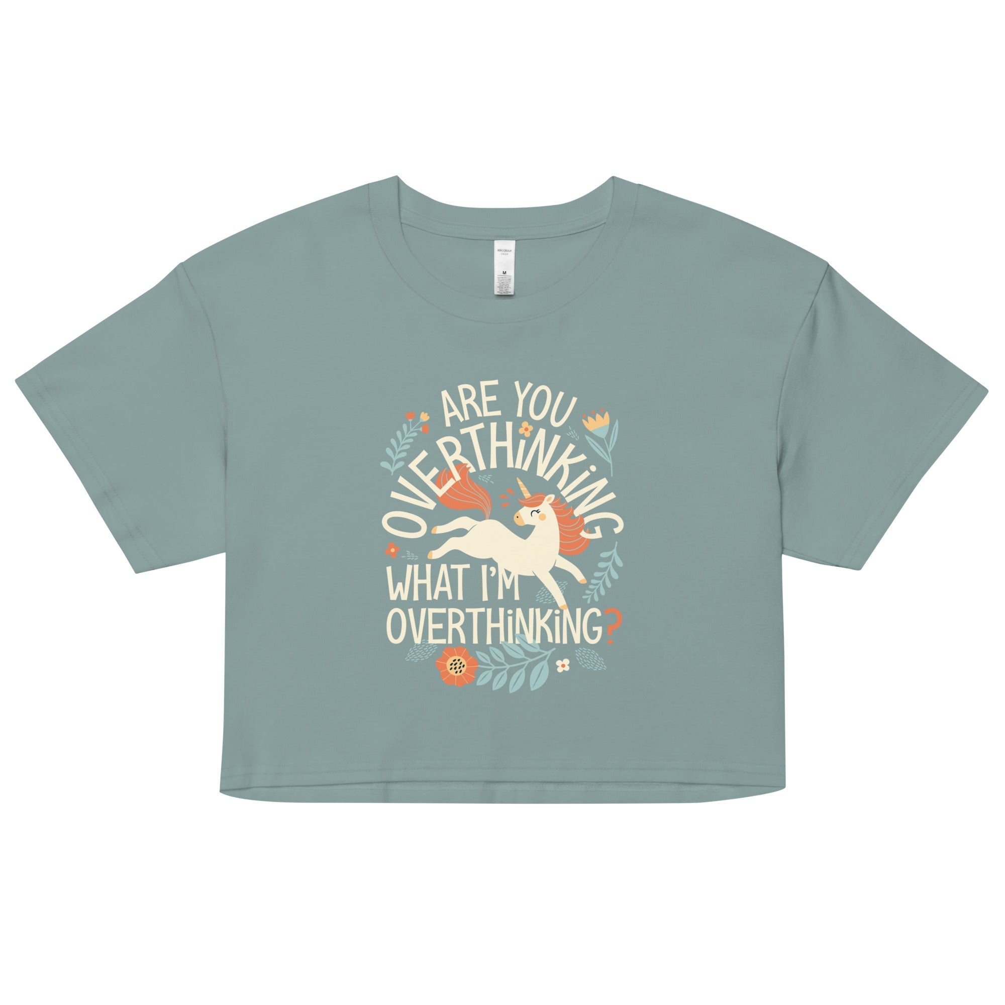 Are You Overthinking What I'm Overthinking? Women's Crop Tee