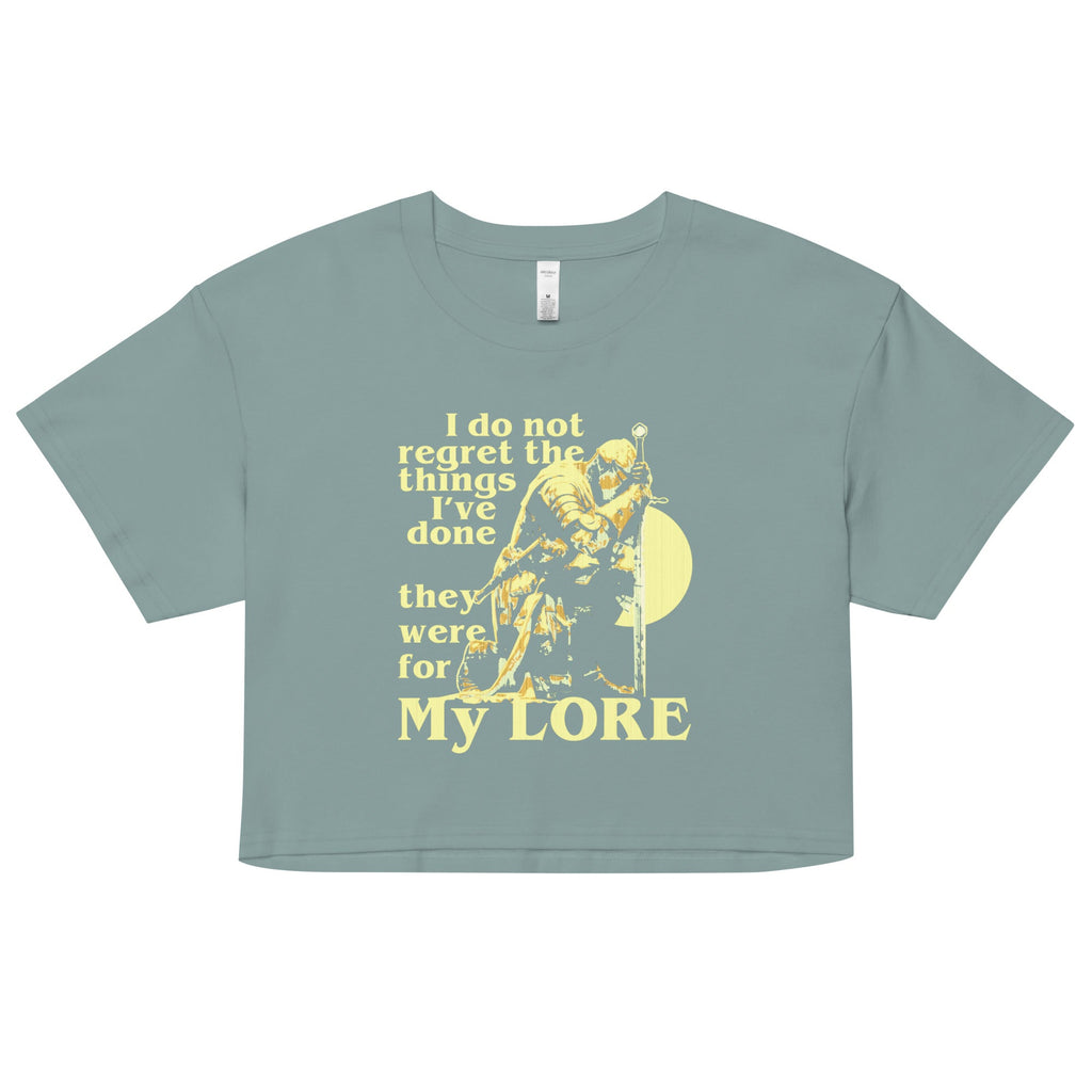 They Were For My Lore Women's Crop Tee