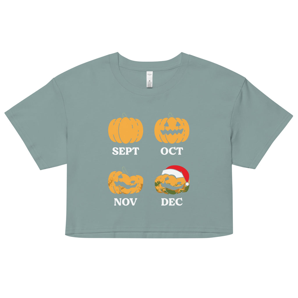 Pumpkin Months Women's Crop Tee