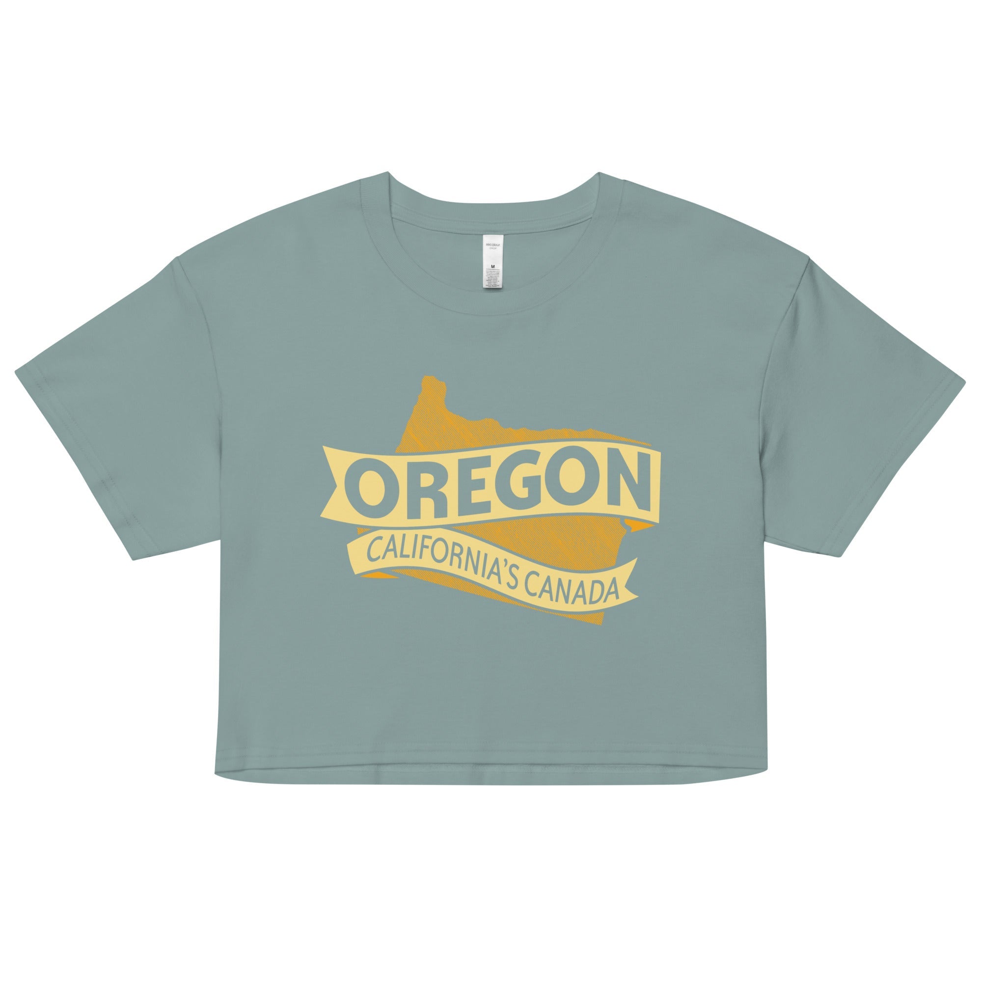 Oregon California's Canada Women's Crop Tee