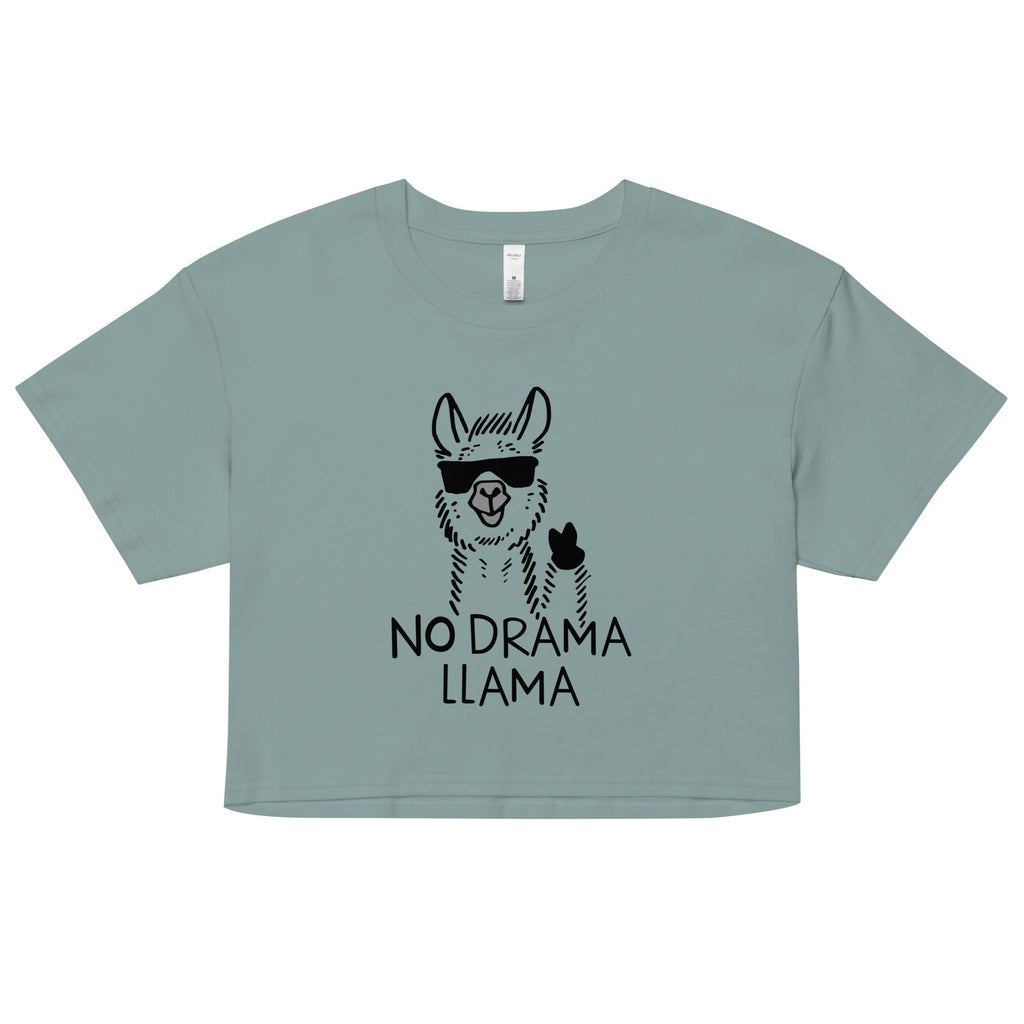 No Drama Llama Women's Crop Tee