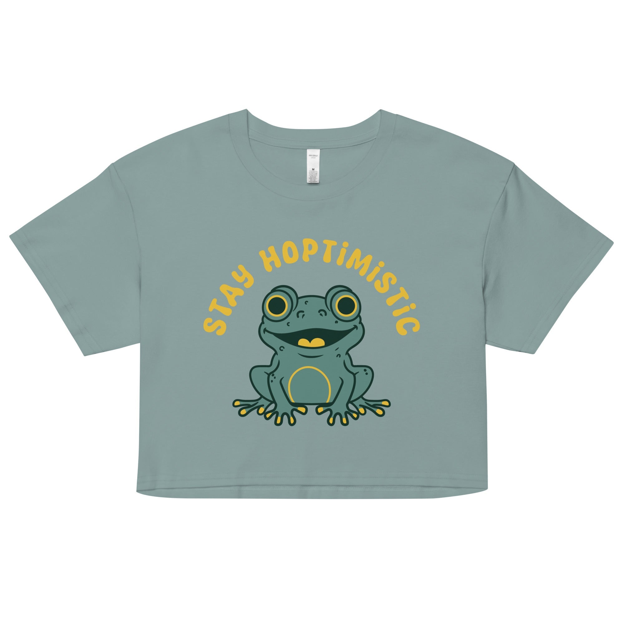 Stay Hoptimistic Women's Crop Tee