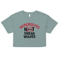 Werewolves Not Swearwolves Women's Crop Tee
