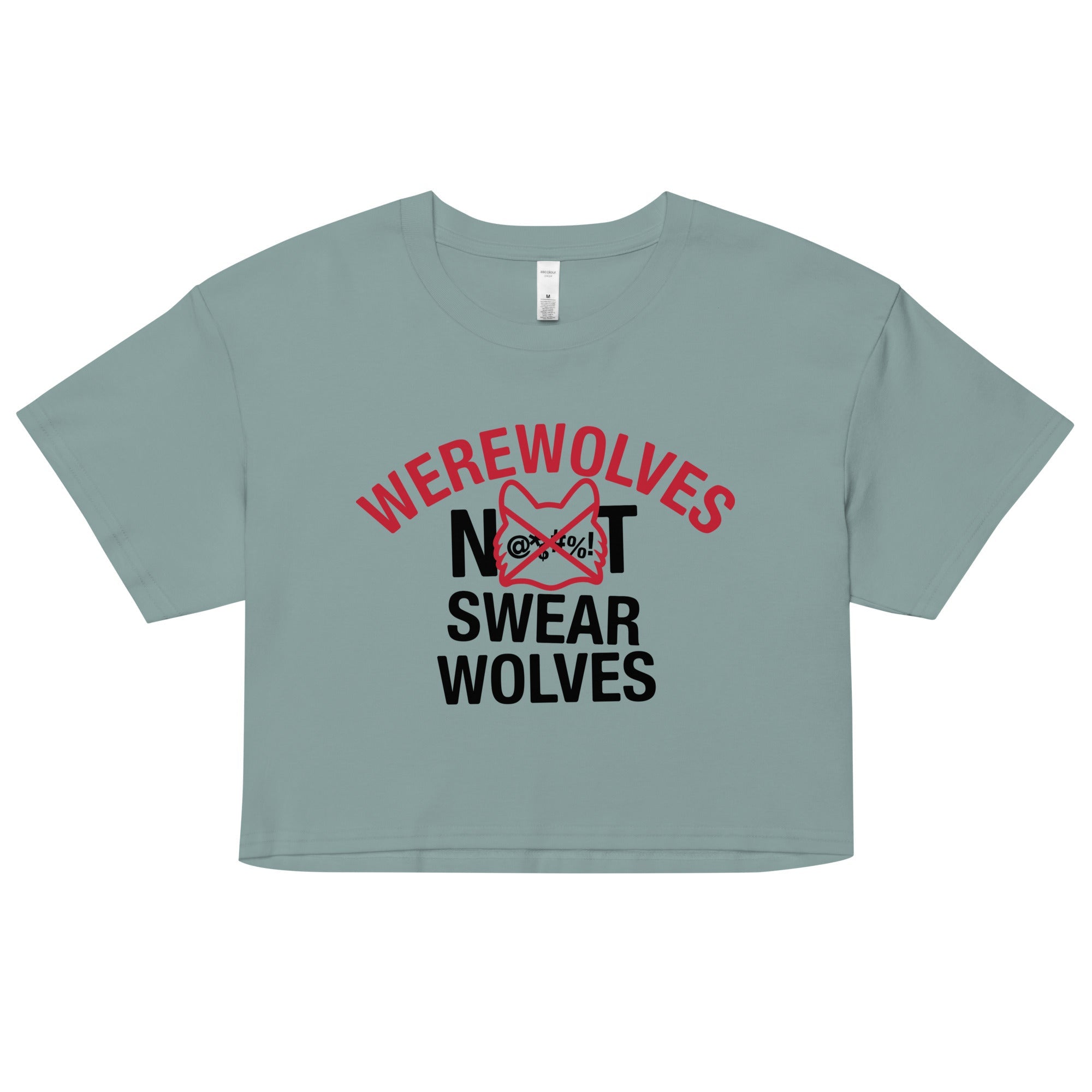 Werewolves Not Swearwolves Women's Crop Tee