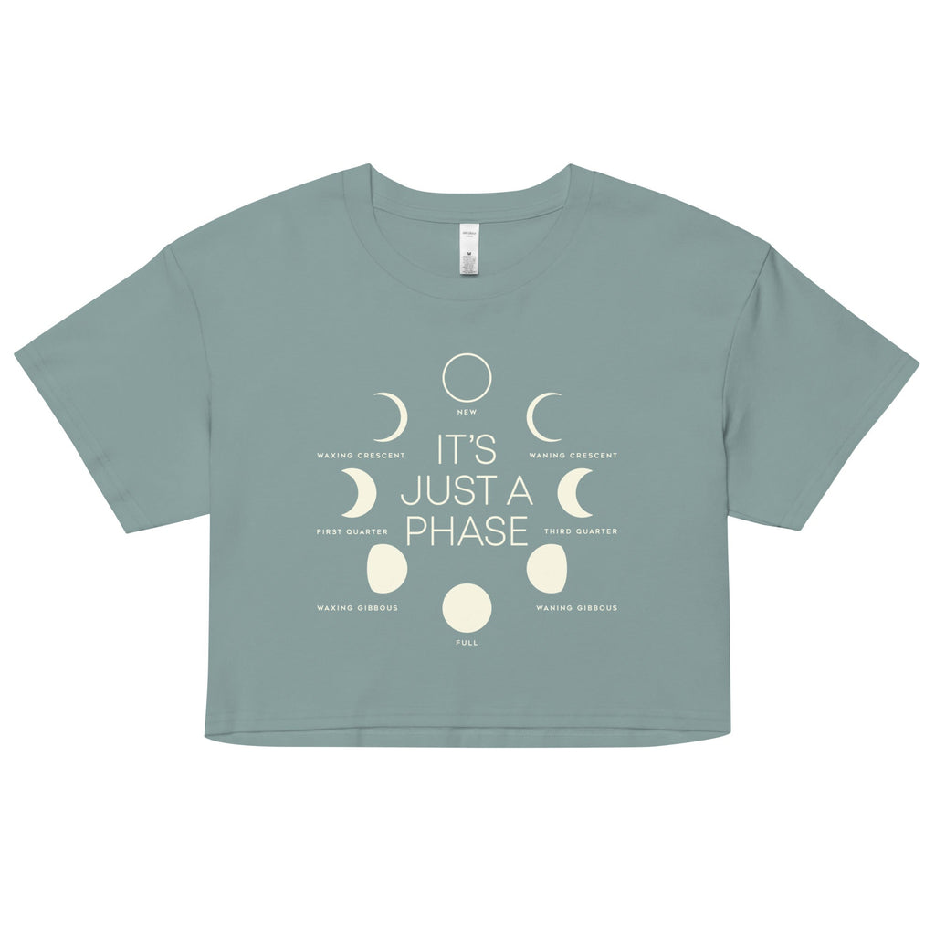 It's Just A Phase Women's Crop Tee