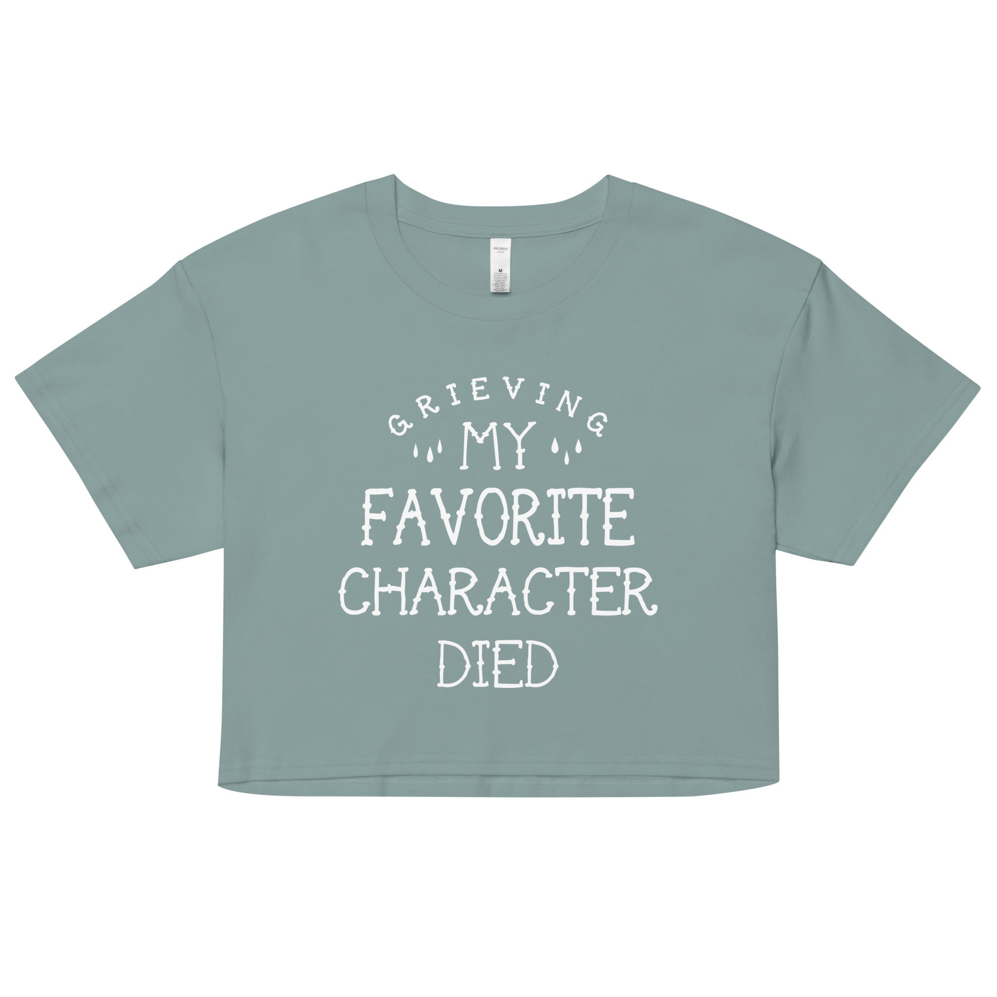 My Favorite Character Died Women's Crop Tee