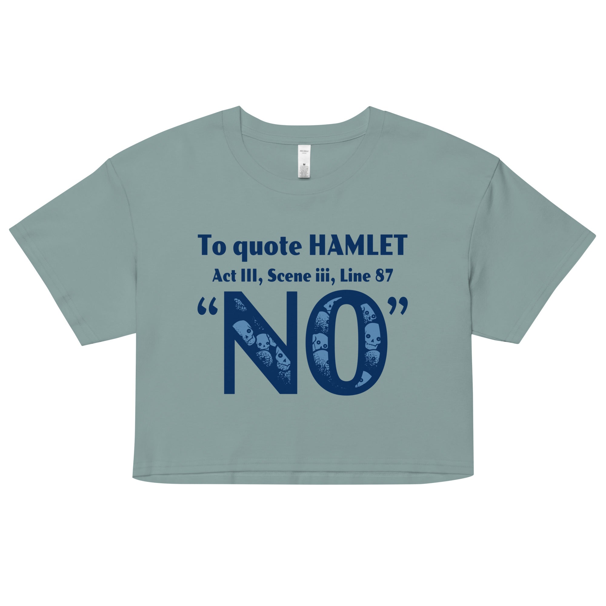 To Quote Hamlet Women's Crop Tee