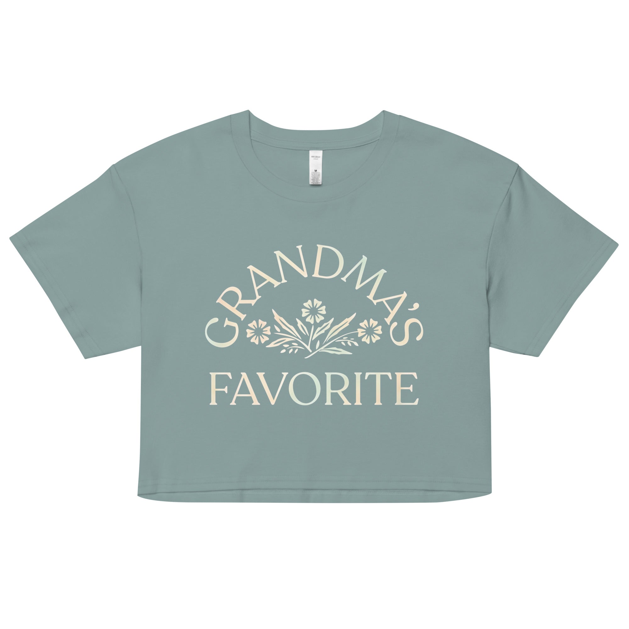 Grandma's Favorite Women's Crop Tee