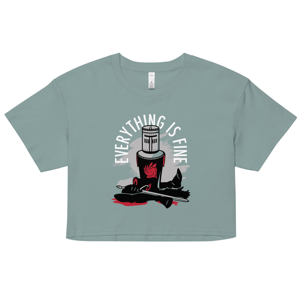 Everything Is Fine Women's Crop Tee