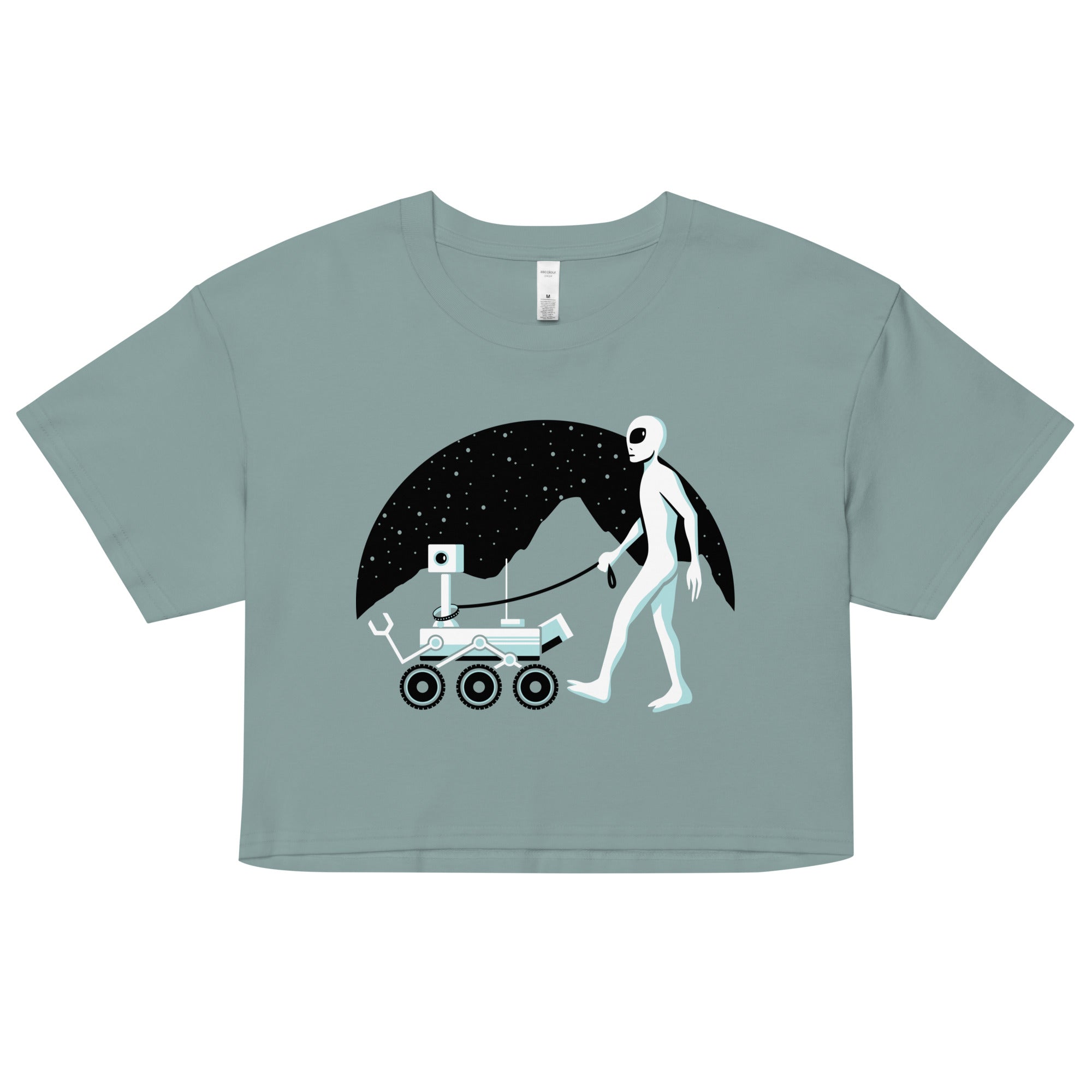 Mars Rover Women's Crop Tee