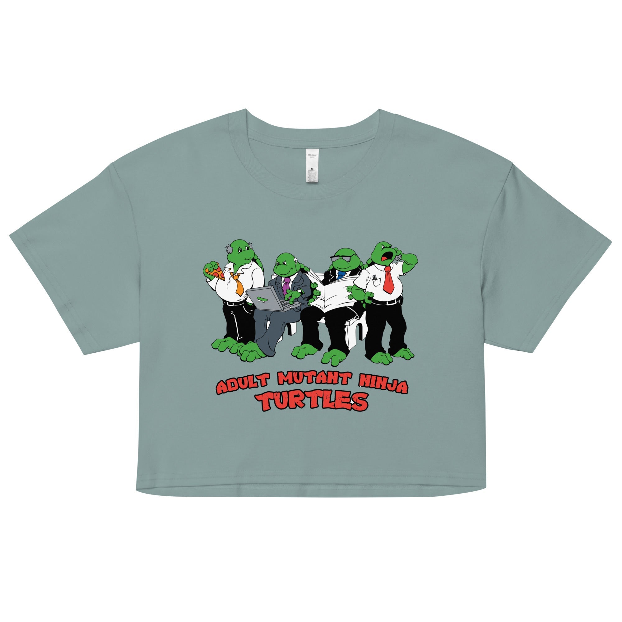 Adult Mutant Ninja Turtles Women's Crop Tee
