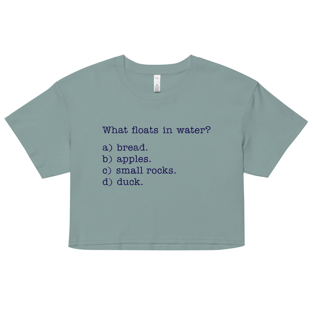 What Floats In Water? Women's Crop Tee
