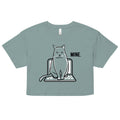 Mine Computer Cat Women's Crop Tee