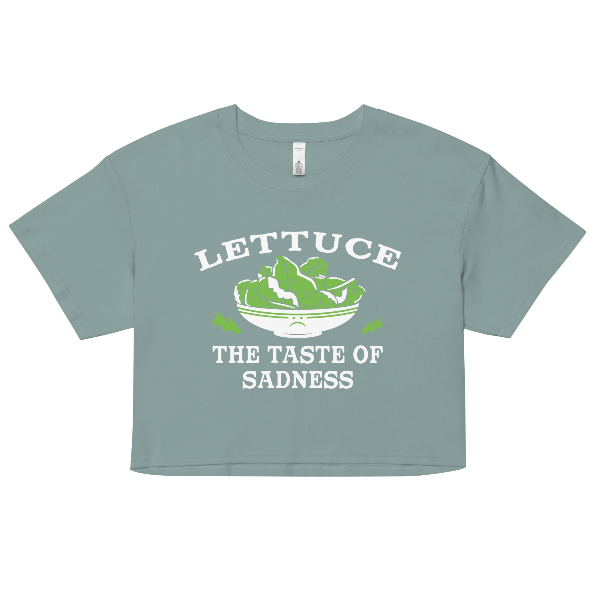 Lettuce, The Taste Of Sadness Women's Crop Tee