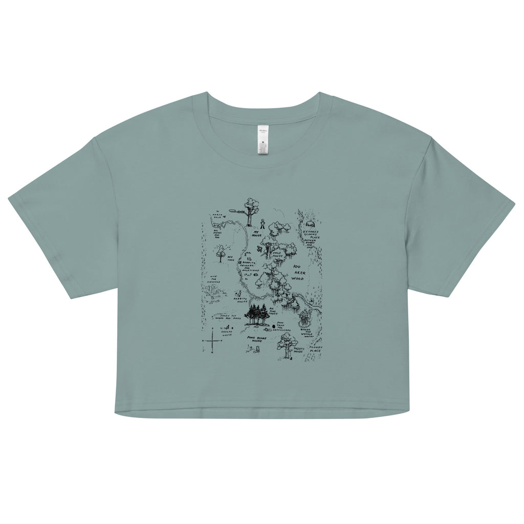 100 Acre Map Women's Crop Tee