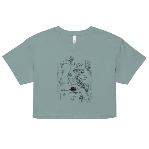100 Acre Map Women's Crop Tee