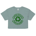 I Support Recycling Women's Crop Tee