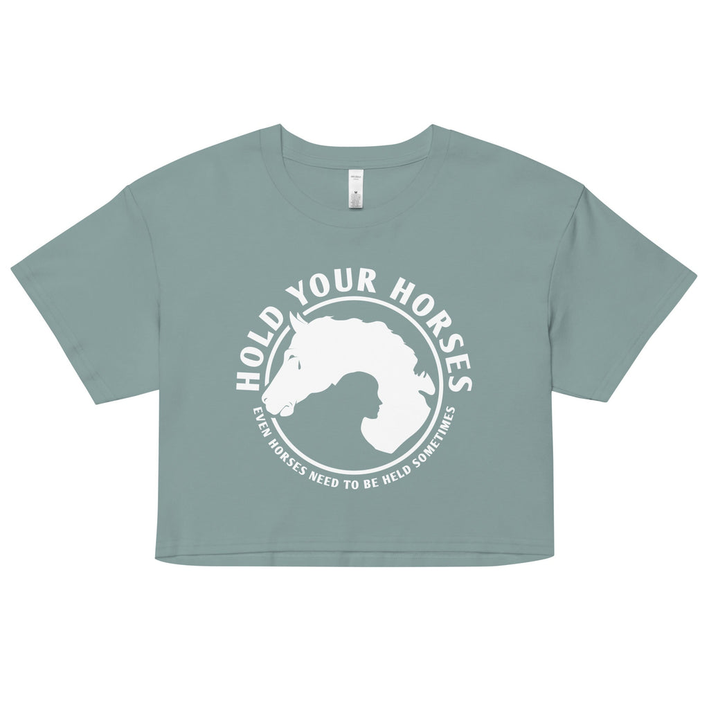 Hold Your Horses Women's Crop Tee
