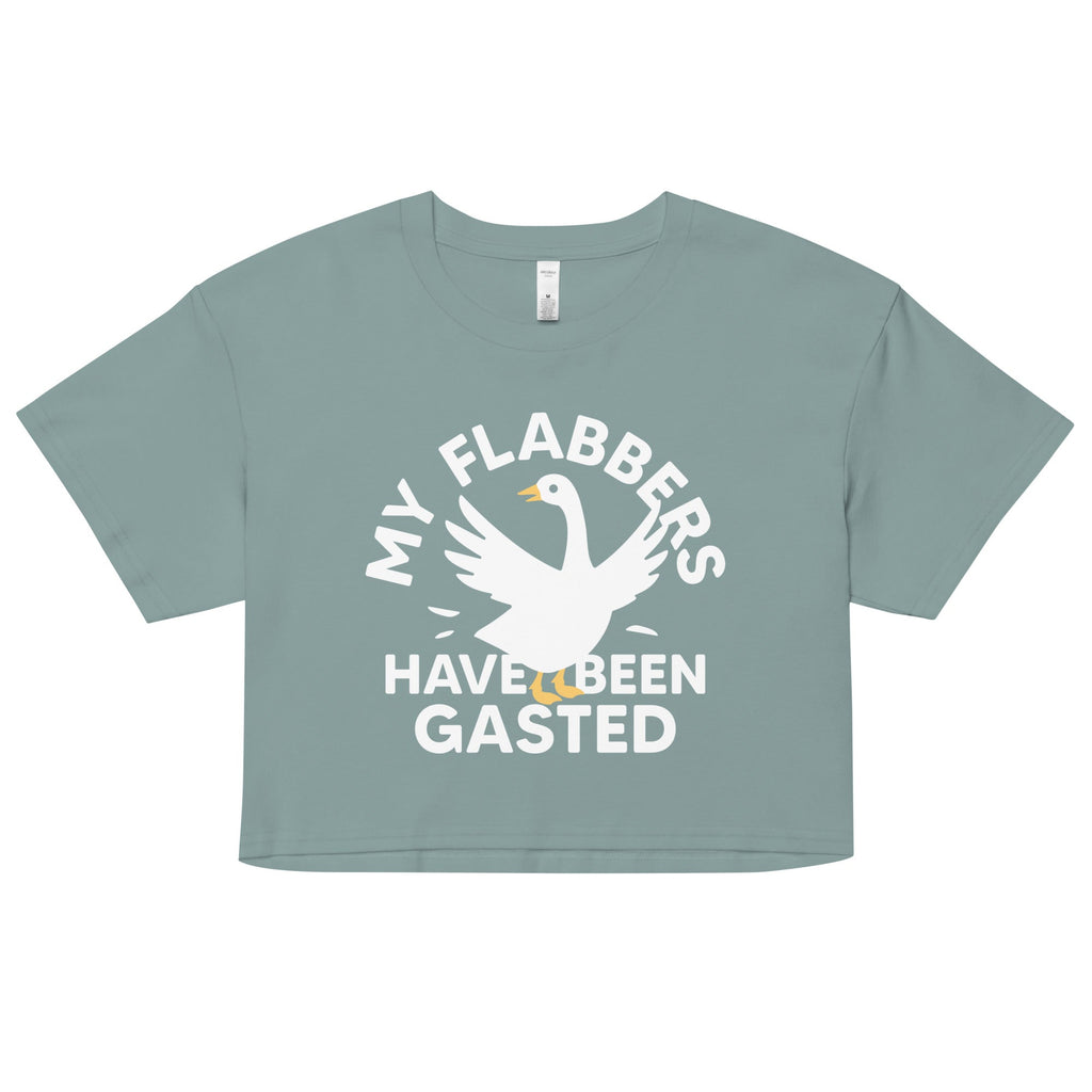 My Flabbers Have Been Gasted Women's Crop Tee
