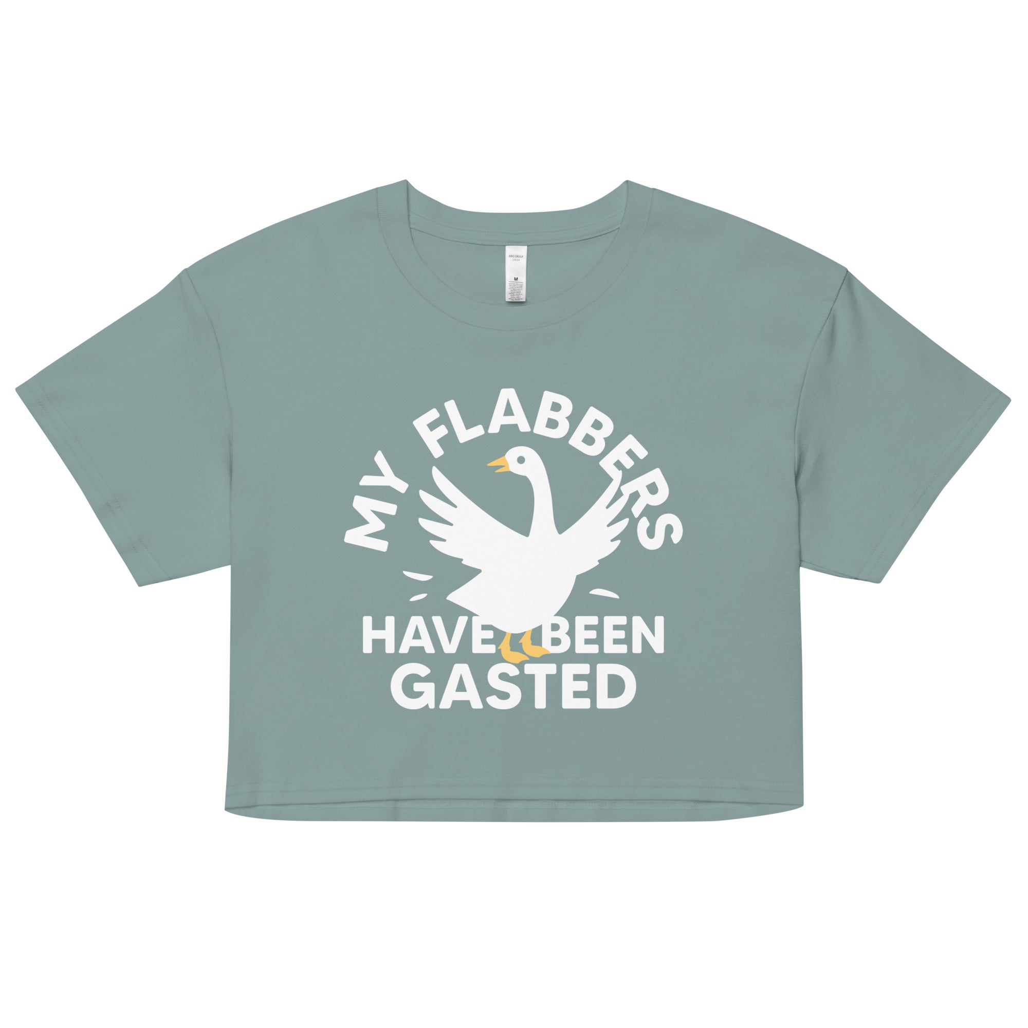 My Flabbers Have Been Gasted Women's Crop Tee