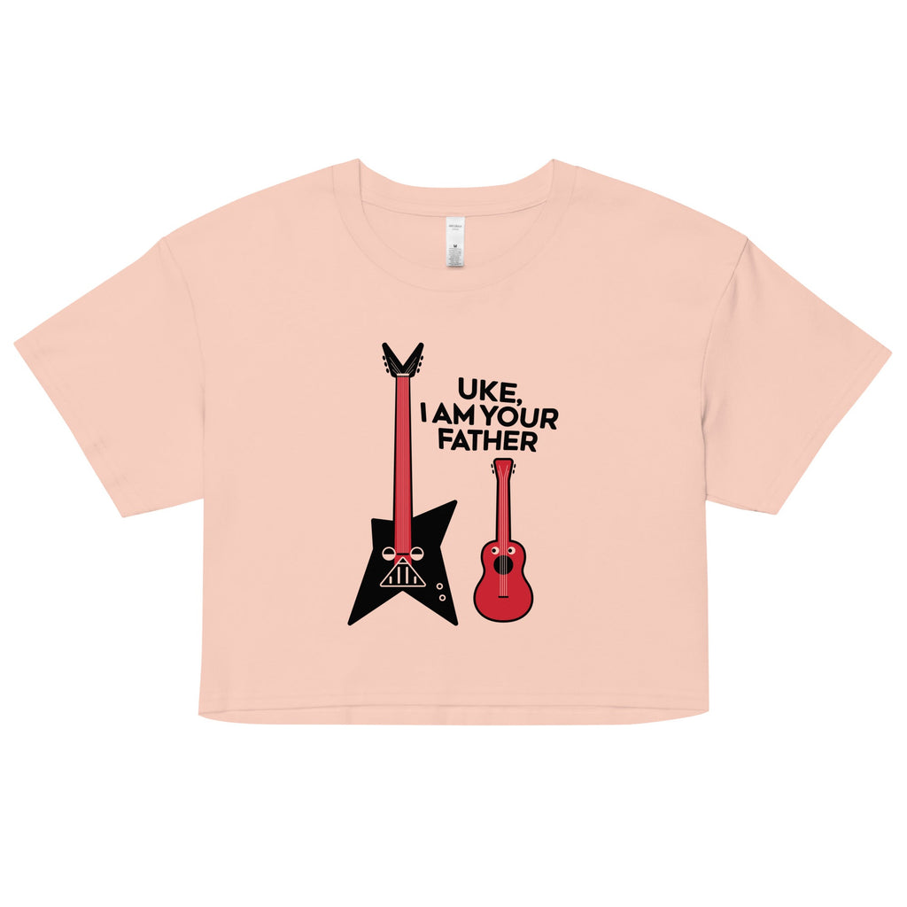 Uke, I Am Your Father Women's Crop Tee