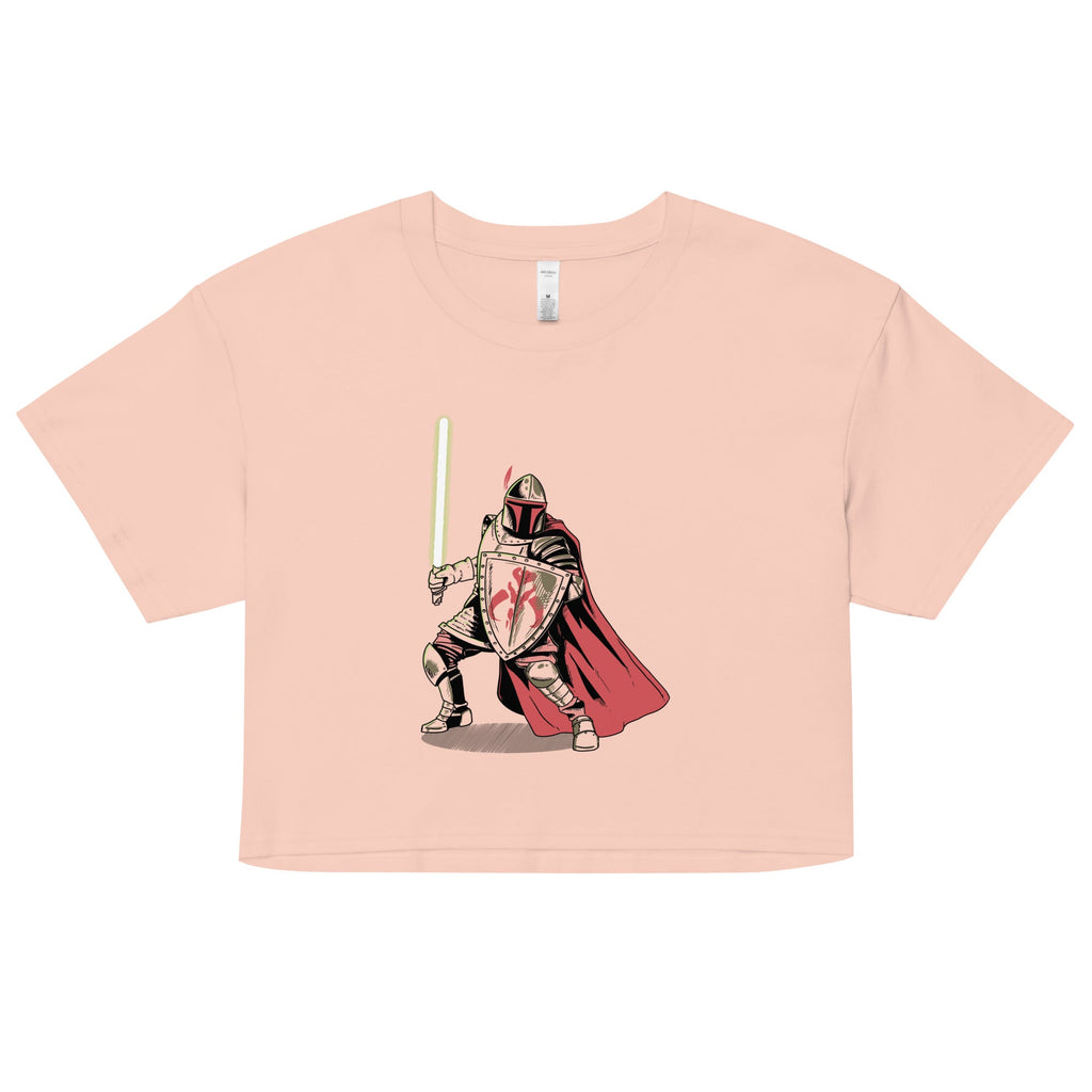 Mandalorian Knight Women's Crop Tee
