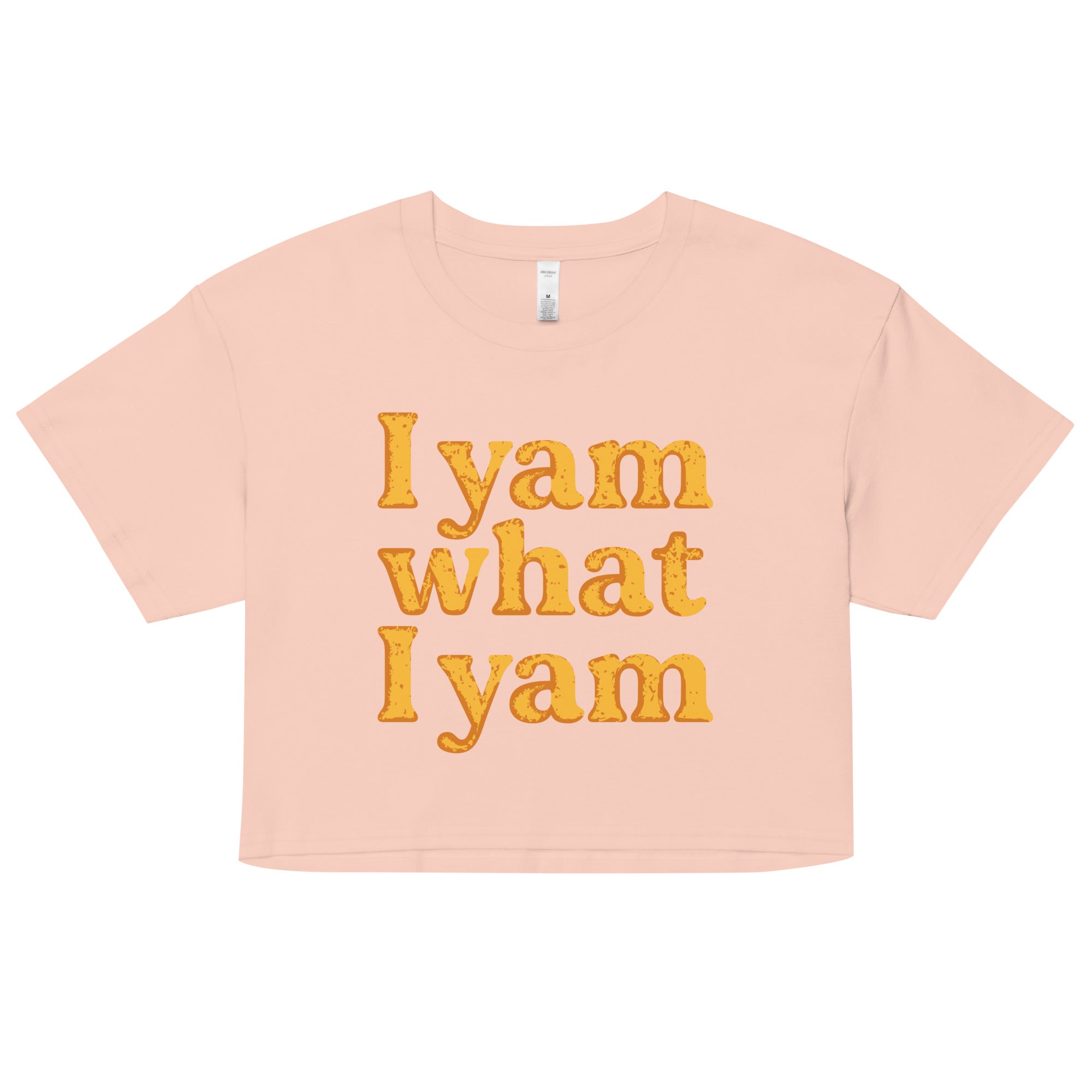I Yam What I Yam Women's Crop Tee