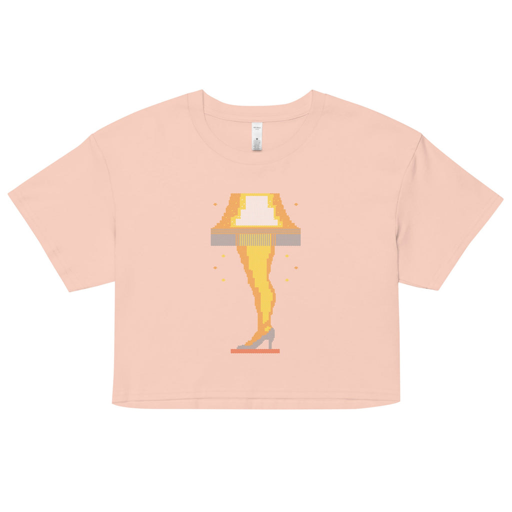 Leg Lamp Sweater Women's Crop Tee