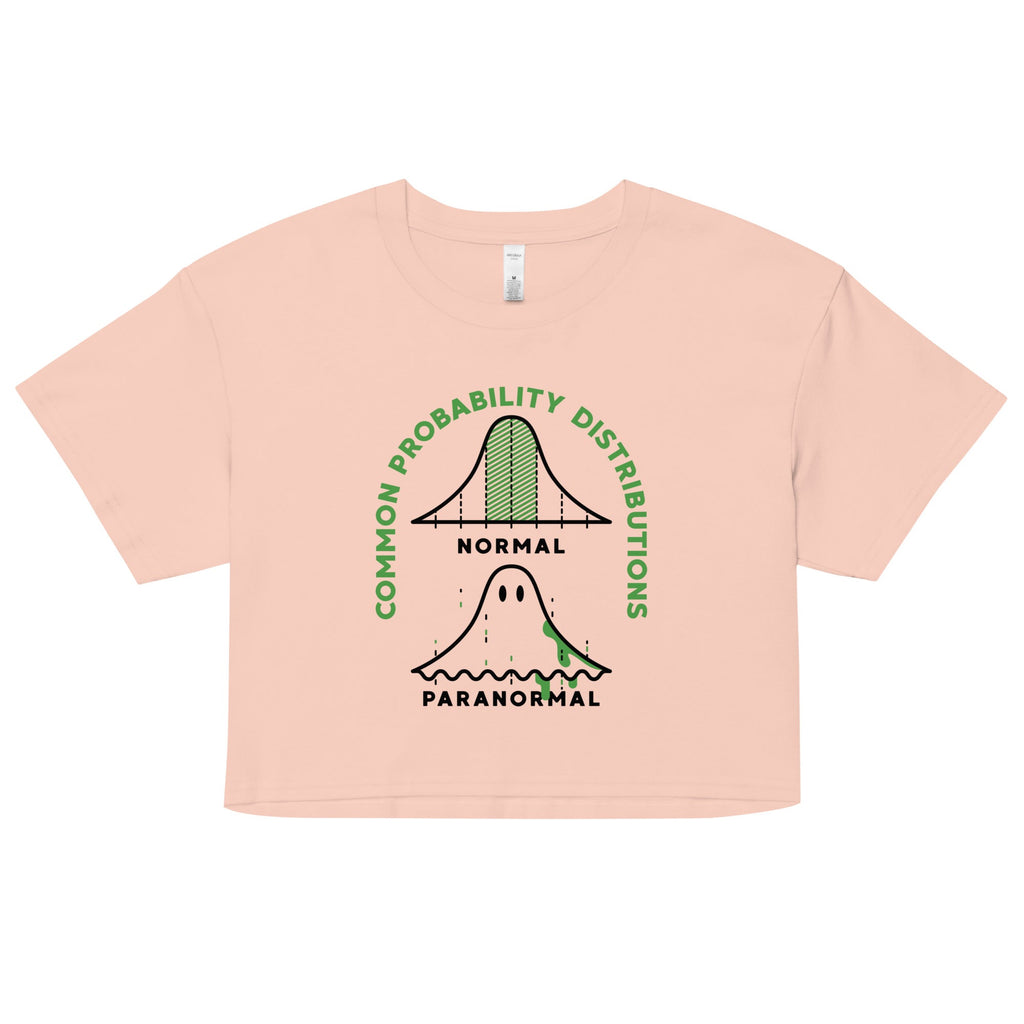 Common Probability Distributions Women's Crop Tee