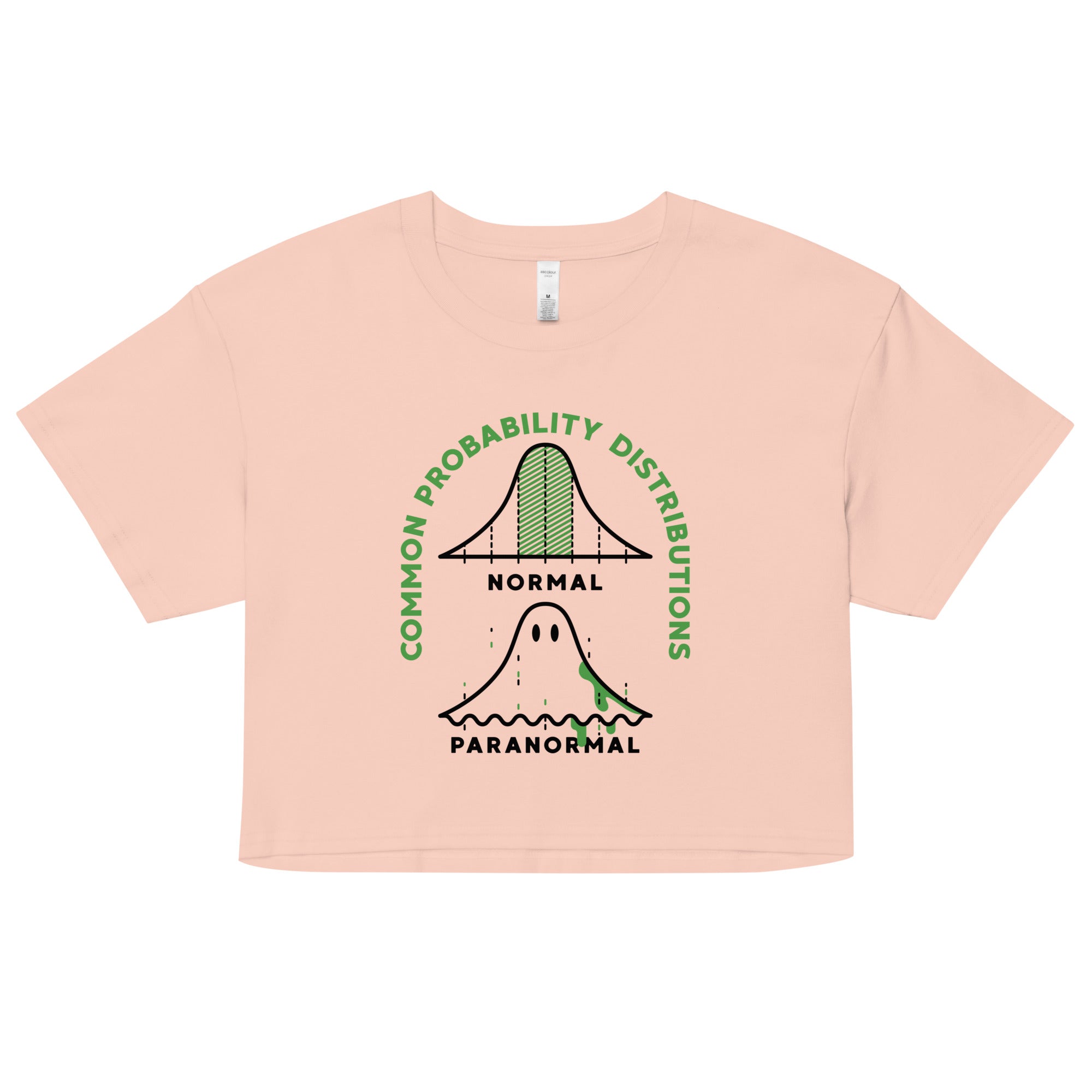 Common Probability Distributions Women's Crop Tee