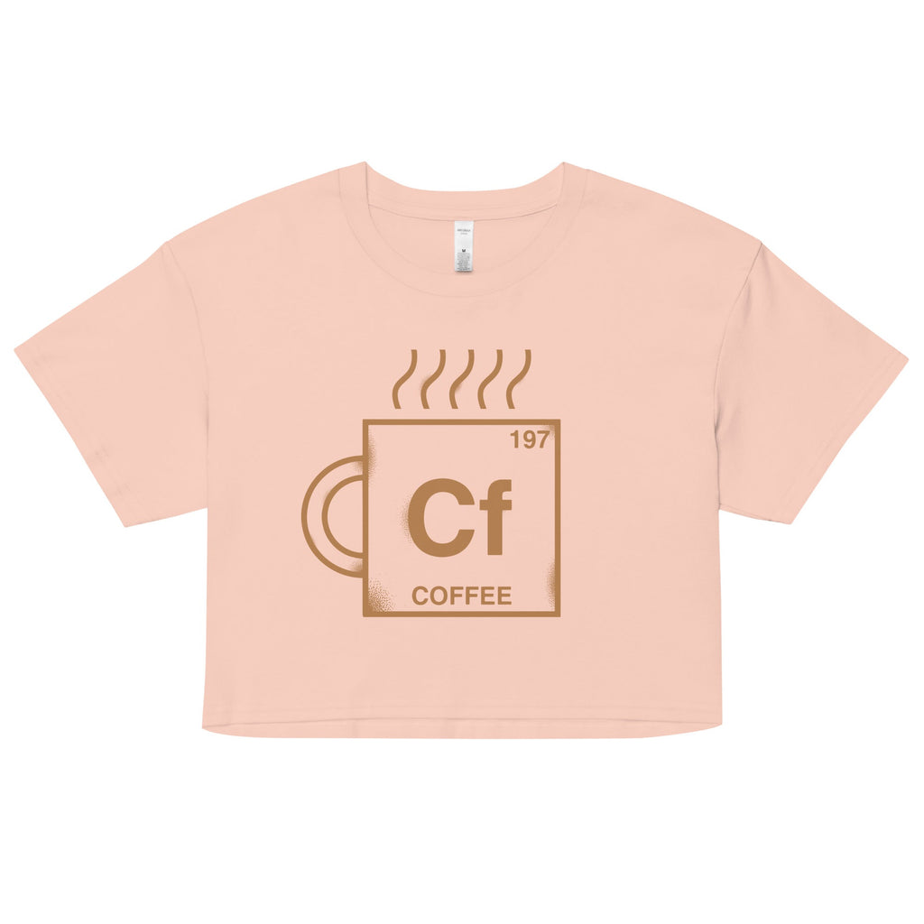 Coffee Element Women's Crop Tee