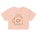 Coffee Element Women's Crop Tee