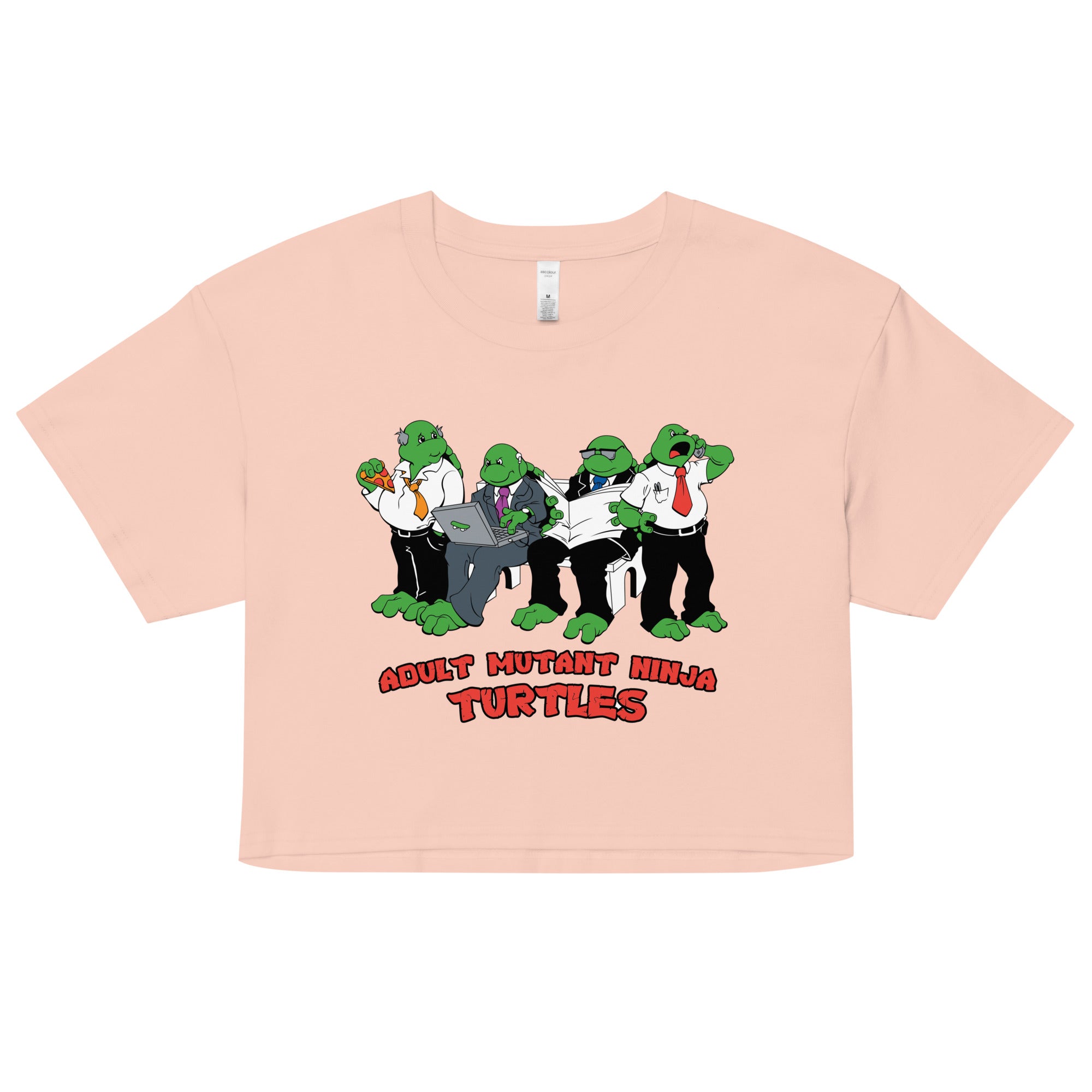 Adult Mutant Ninja Turtles Women's Crop Tee
