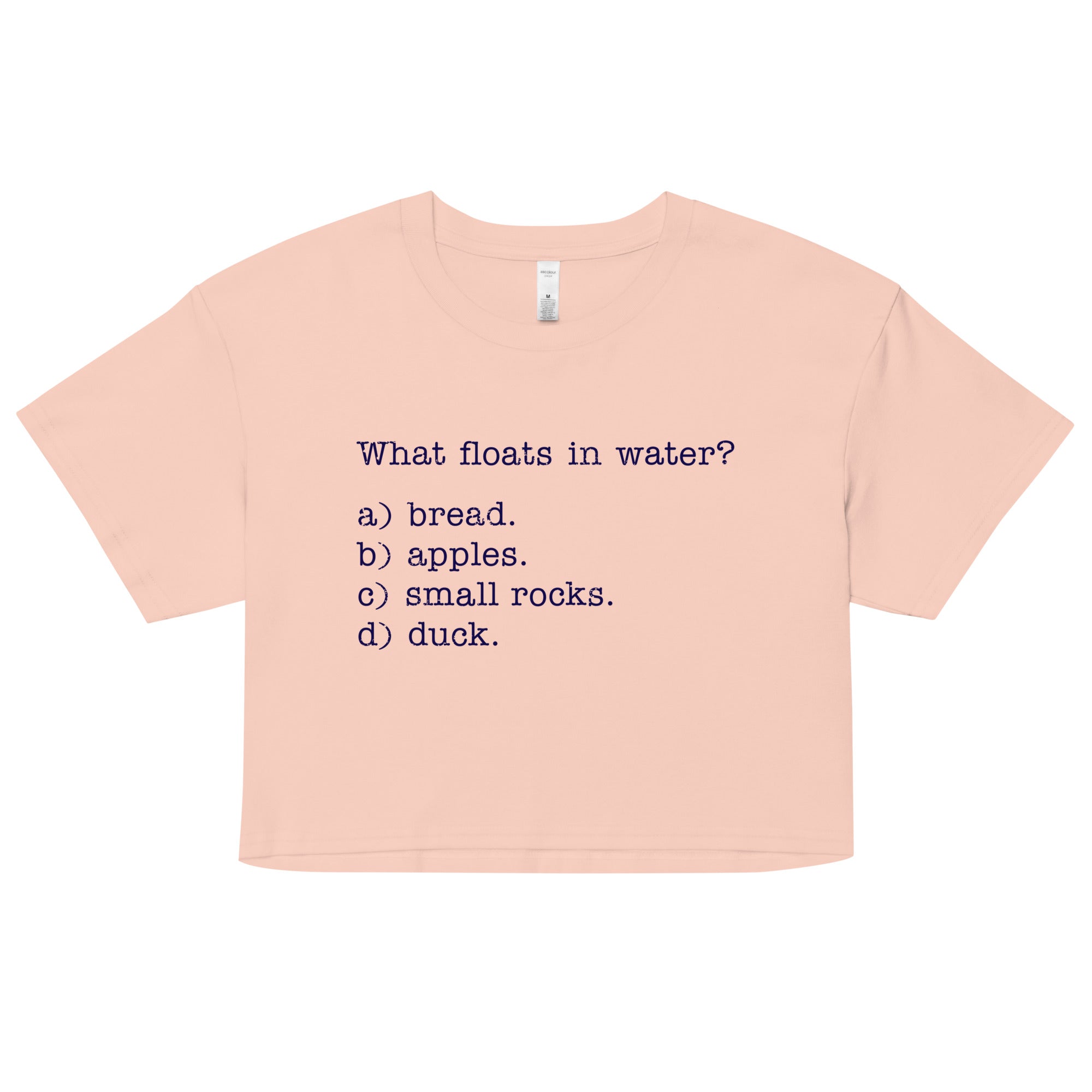 What Floats In Water? Women's Crop Tee