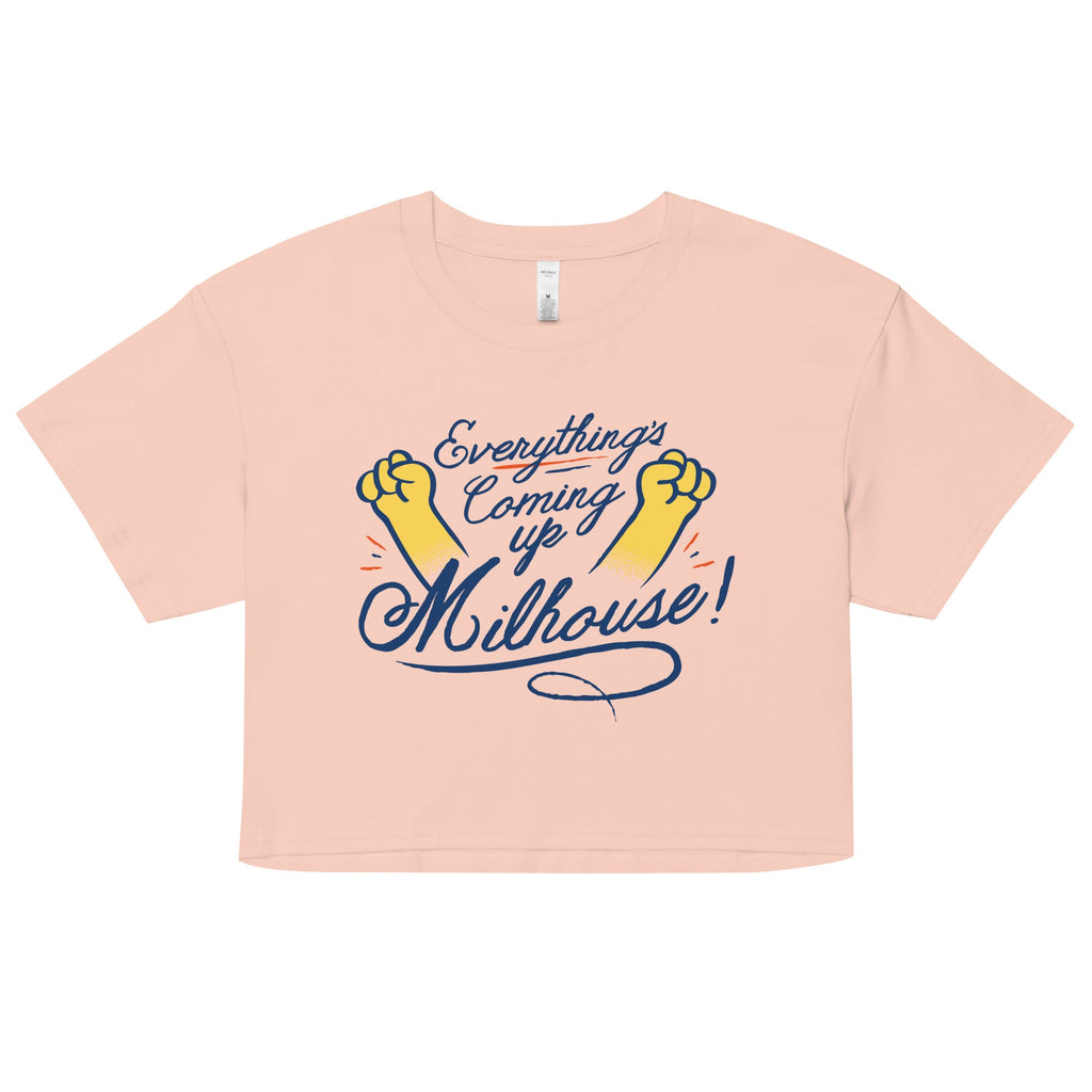 Everything's Coming Up Milhouse! Women's Crop Tee