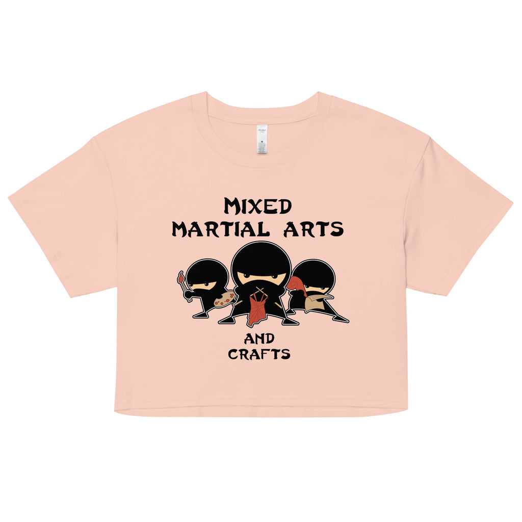 Mixed Martial Arts and Crafts Women's Crop Tee