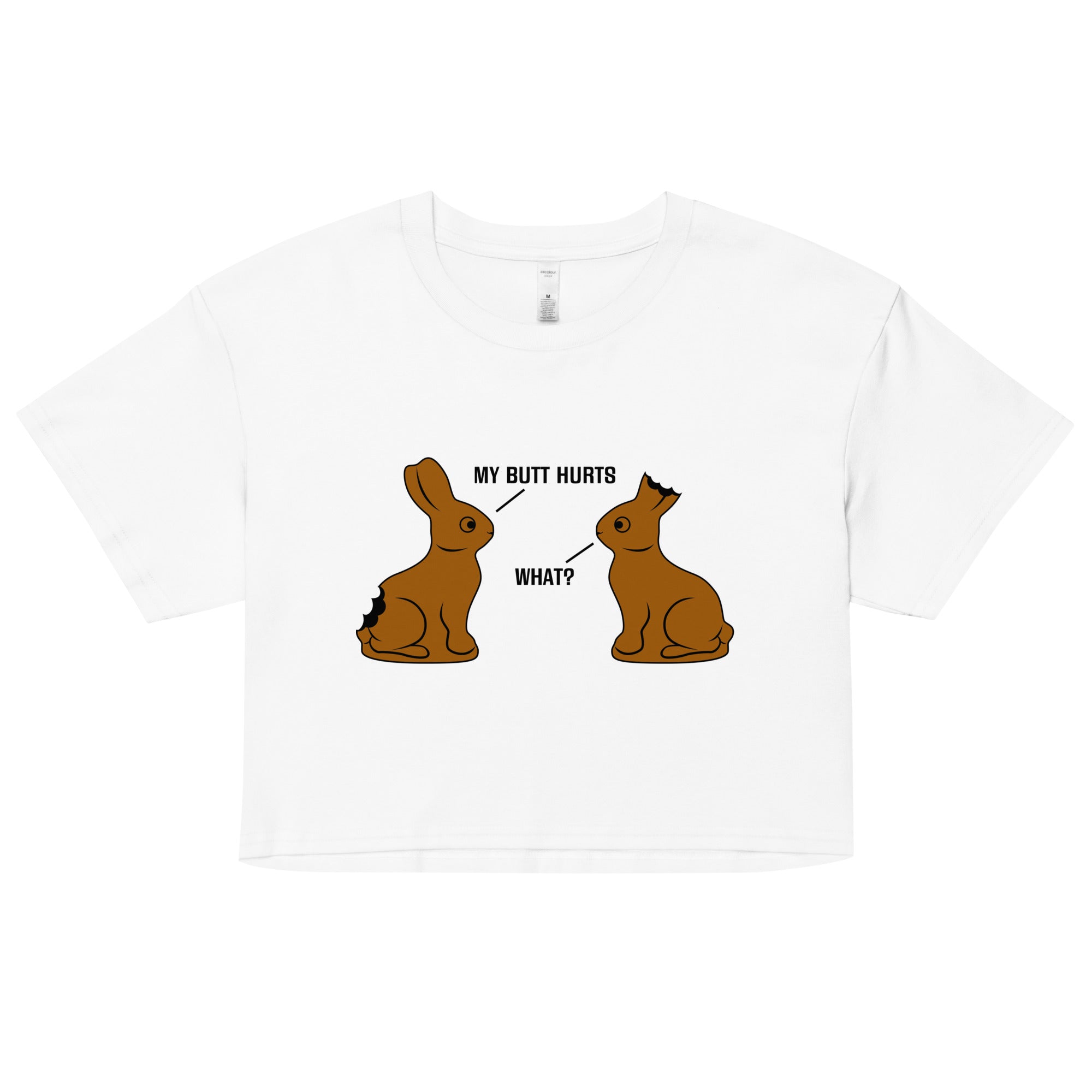 My Butt Hurts Women's Crop Tee