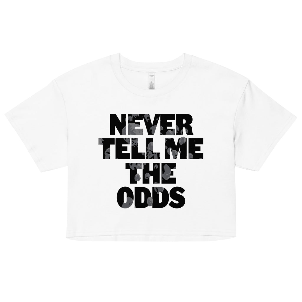 Never Tell Me The Odds Women's Crop Tee
