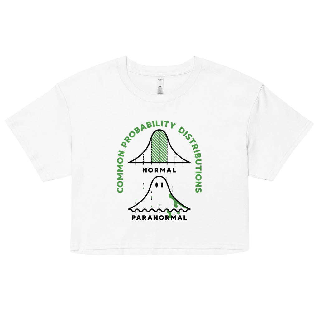 Common Probability Distributions Women's Crop Tee