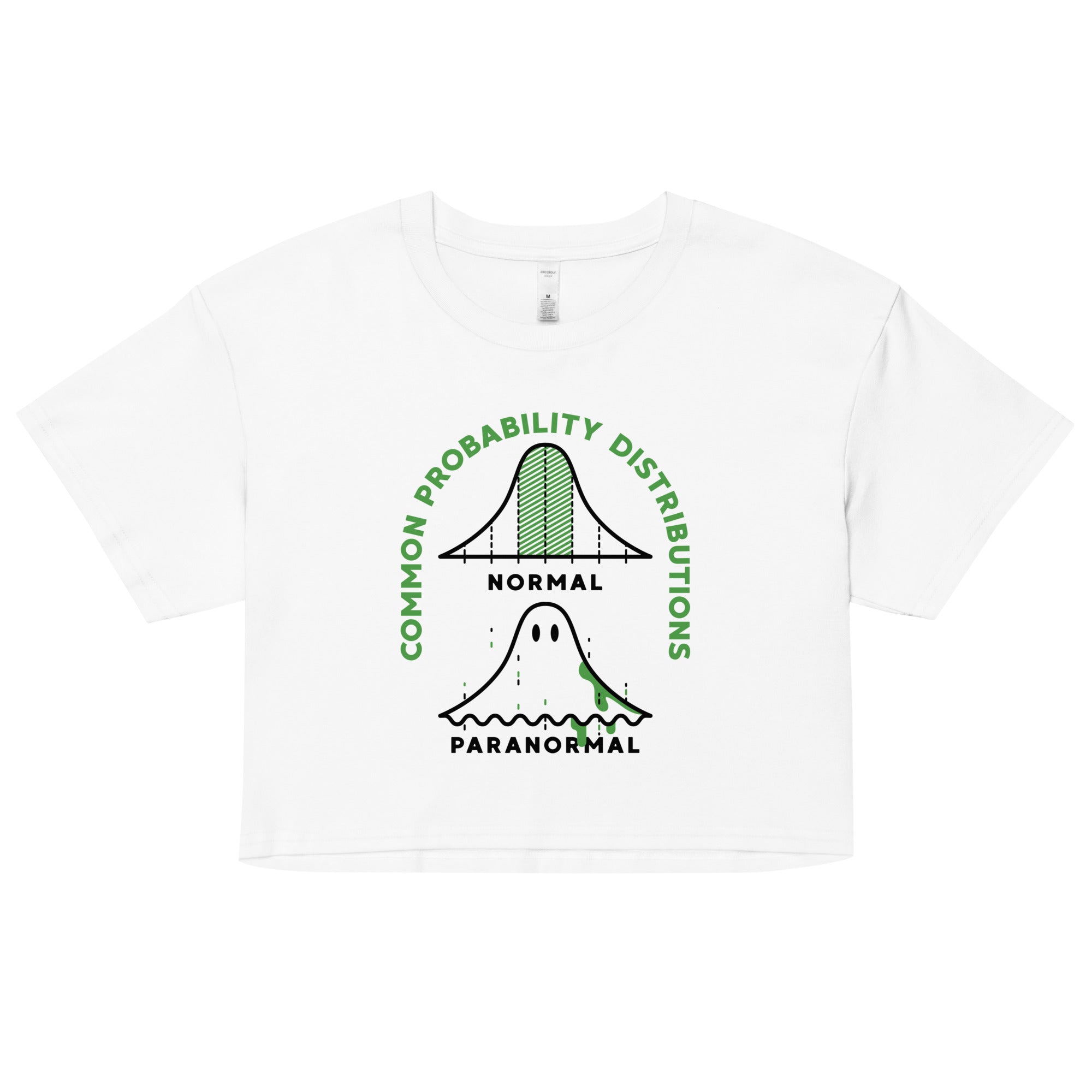 Common Probability Distributions Women's Crop Tee