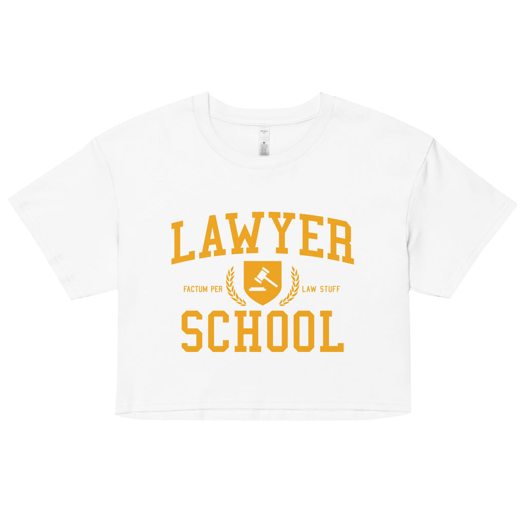 Lawyer School Women's Crop Tee