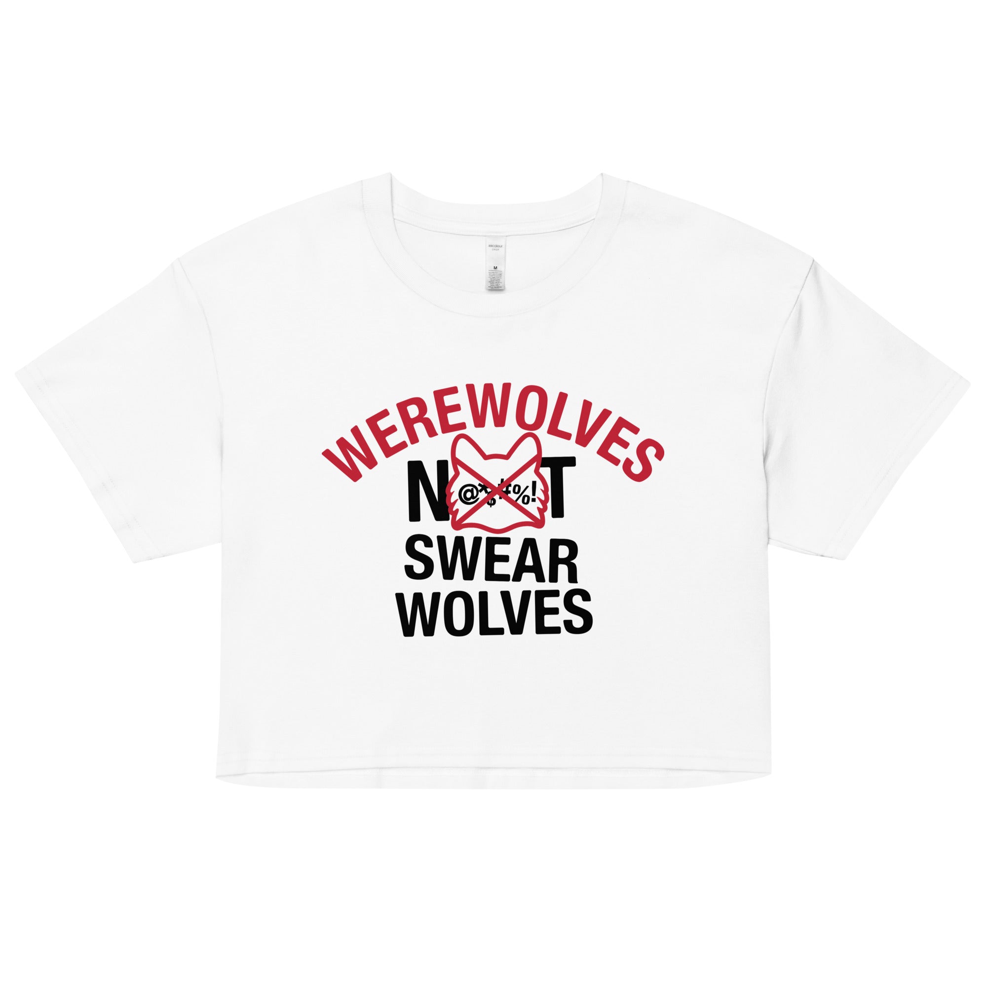 Werewolves Not Swearwolves Women's Crop Tee