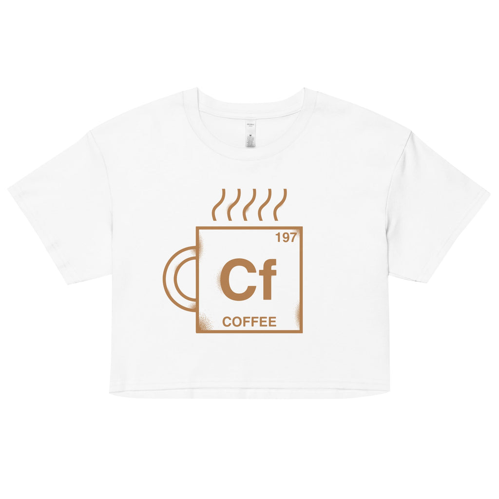 Coffee Element Women's Crop Tee