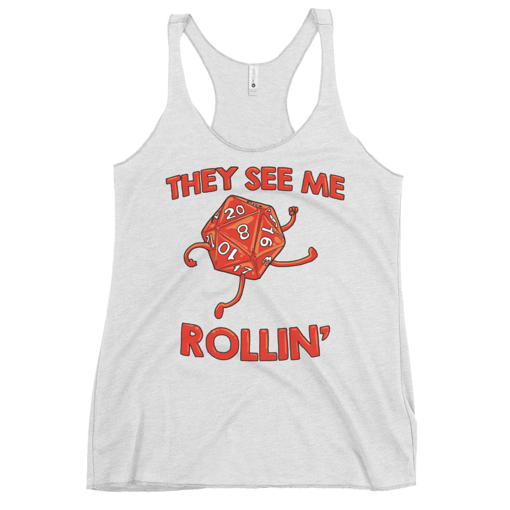 They See Me Rollin' Women's Racerback Tank